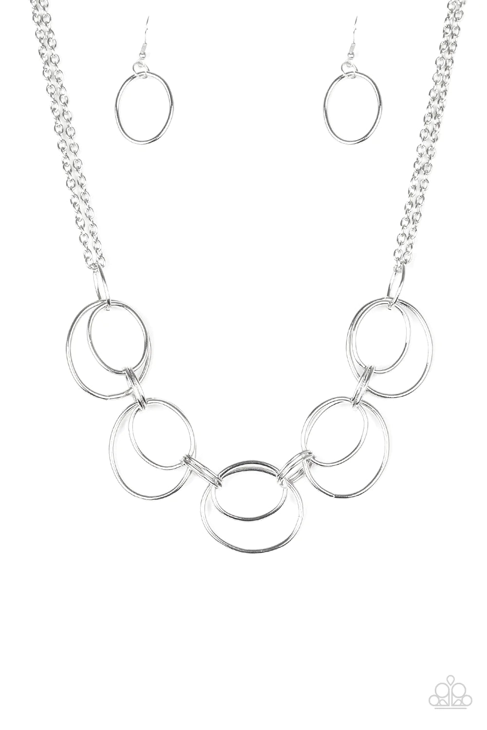 Paparazzi Necklace - Urban Orbit - Silver