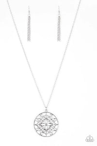Paparazzi Necklace - Mandala Melody - Silver