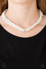 Load image into Gallery viewer, Paparazzi Necklace - Put On Your Party Dress - White
