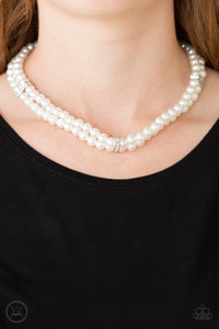 Paparazzi Necklace - Put On Your Party Dress - White