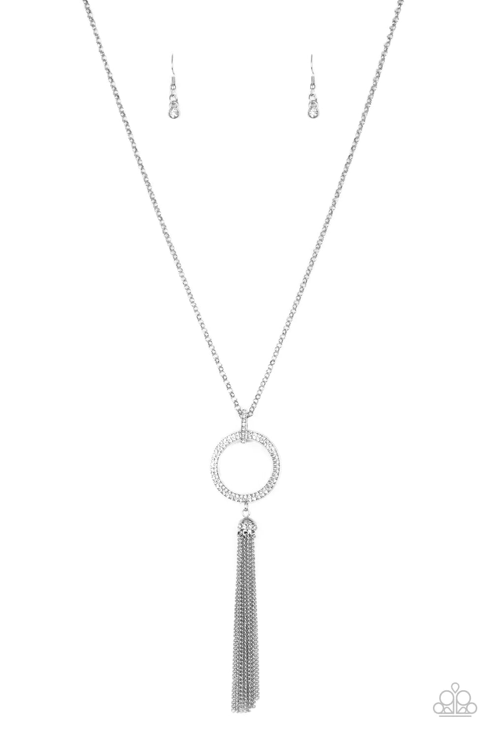 Paparazzi Necklace - Straight To The Top - White