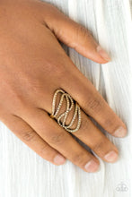 Load image into Gallery viewer, Paparazzi Ring - Chasing Starlight - Brass
