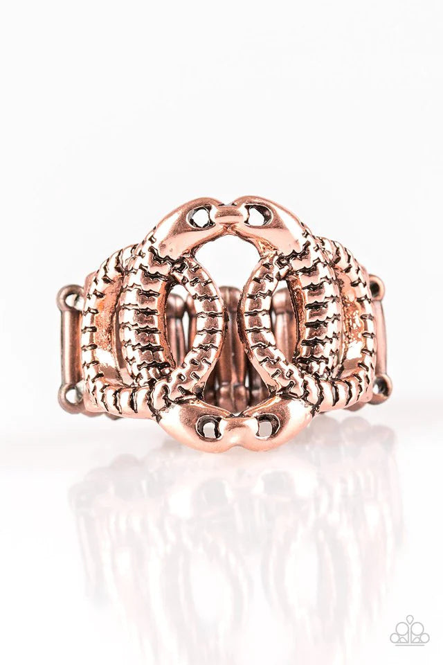 Paparazzi Ring - TRIO de Janeiro - Copper