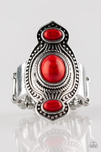 Paparazzi Ring - Dune Drifter - Red