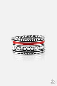 Paparazzi Ring - Rich Rogue - Red
