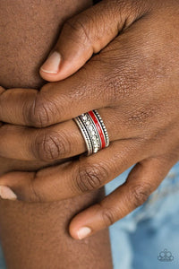 Paparazzi Ring - Rich Rogue - Red