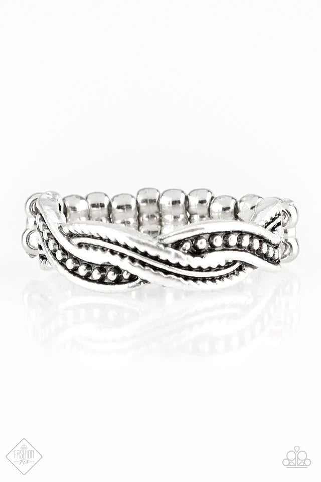 Paparazzi Ring - Texture Tango - Silver