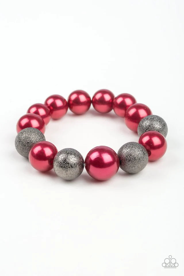 Paparazzi Bracelet - Humble Hustle - Red