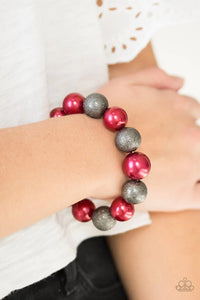 Paparazzi Bracelet - Humble Hustle - Red