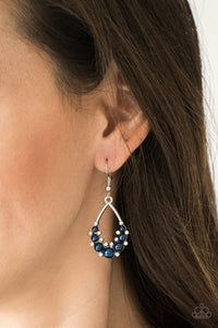 Paparazzi Earring -Fancy First - Blue