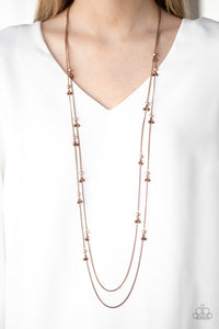 Paparazzi Necklace - Ultrawealthy - Copper
