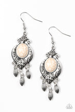 Load image into Gallery viewer, Paparazzi Earring - Enchantingly Environmentalist - White
