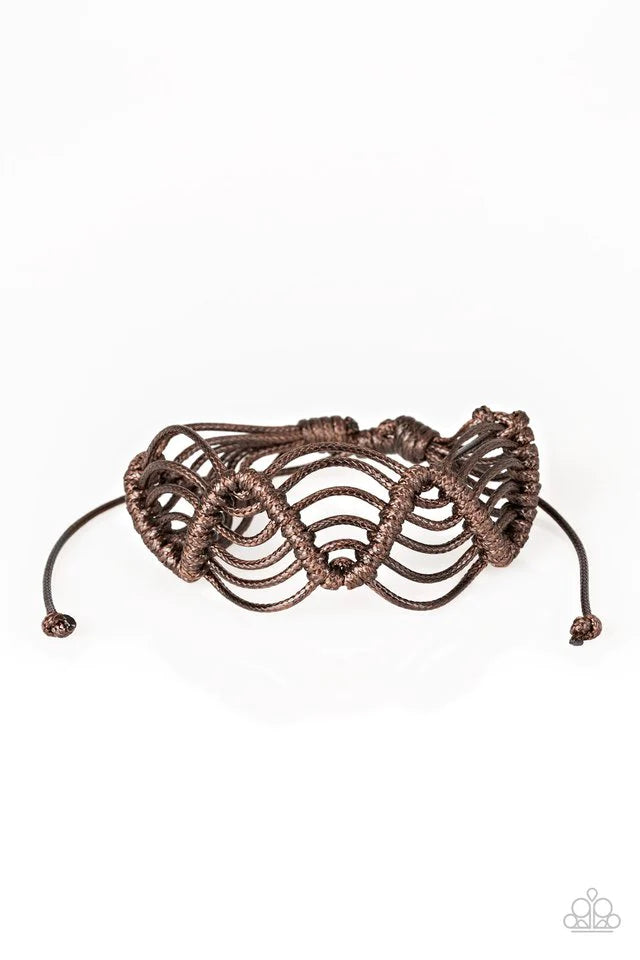 Paparazzi Bracelet - Rise To The Bait - Brown