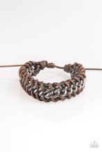 Load image into Gallery viewer, Paparazzi Bracelet - Racer Edge - Brown
