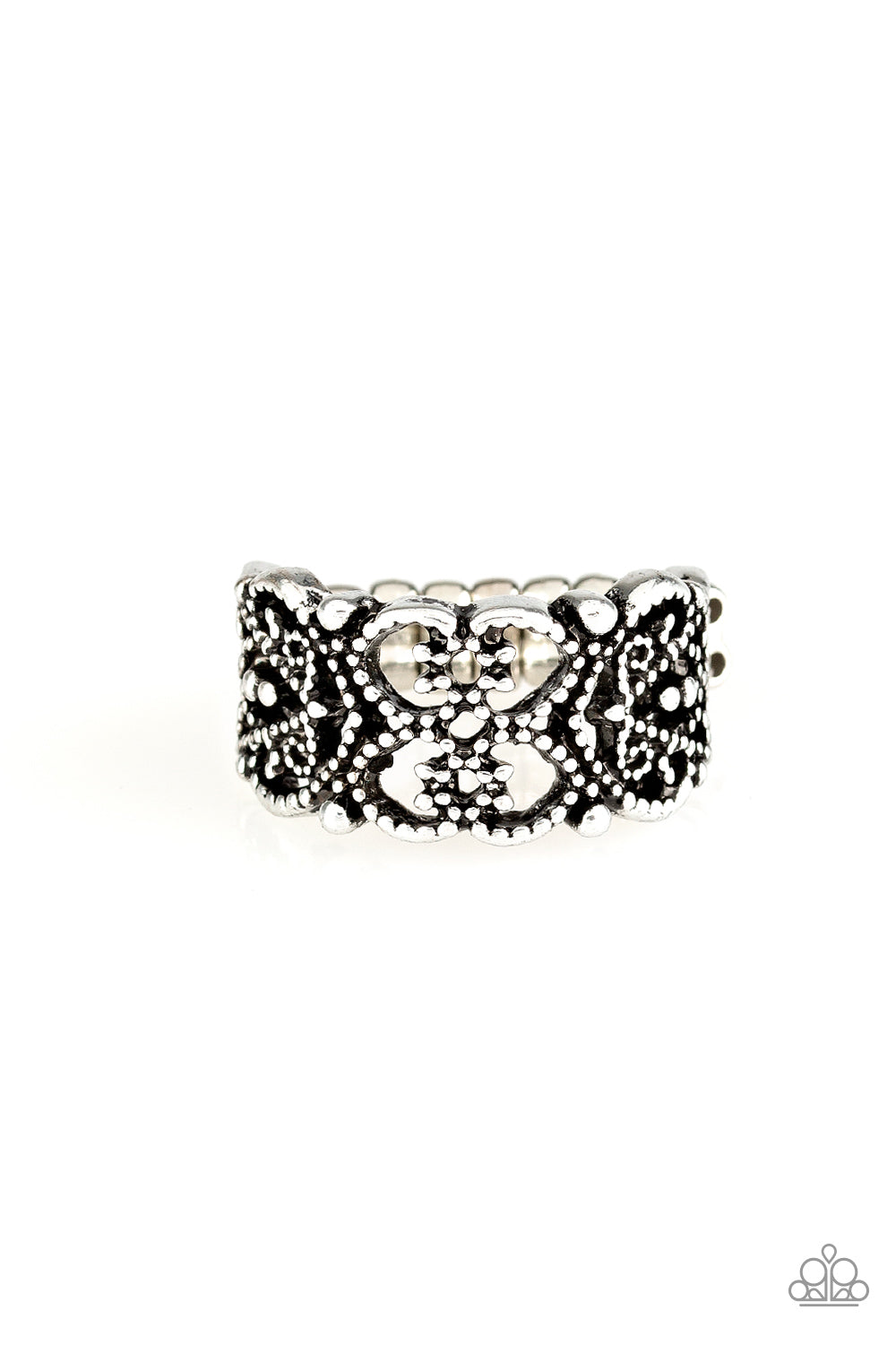 Paparazzi Ring - Tell Me How You Really FRILL - Silver