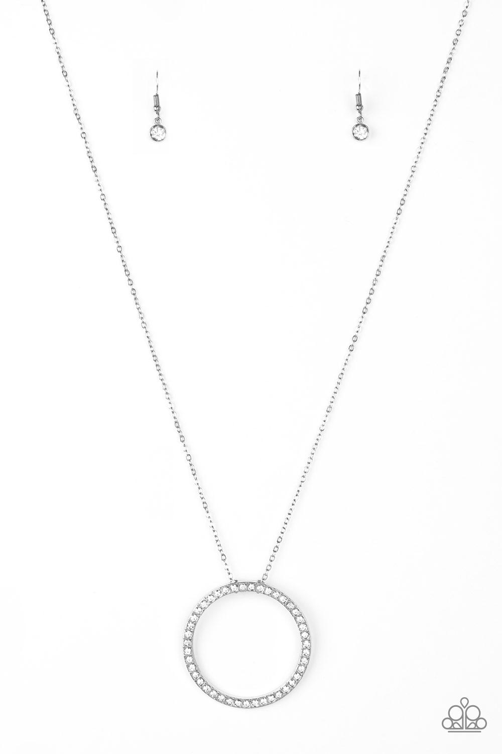 Paparazzi Necklace - Center Of Attention - White