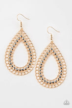 Load image into Gallery viewer, Paparazzi Earring - Mechanical Marvel - Gold
