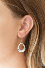 Load image into Gallery viewer, Paparazzi Earring - Radiantly Rugged - Silver
