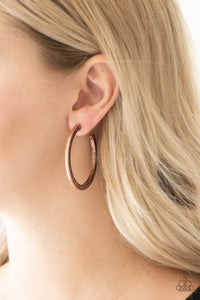 Paparazzi Earring - This Is My Tribe - Copper