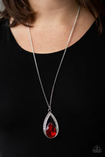 Load image into Gallery viewer, Paparazzi Necklace - Notorious Noble - Red
