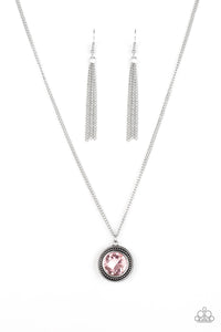 Paparazzi Necklace - Mega Money - Pink