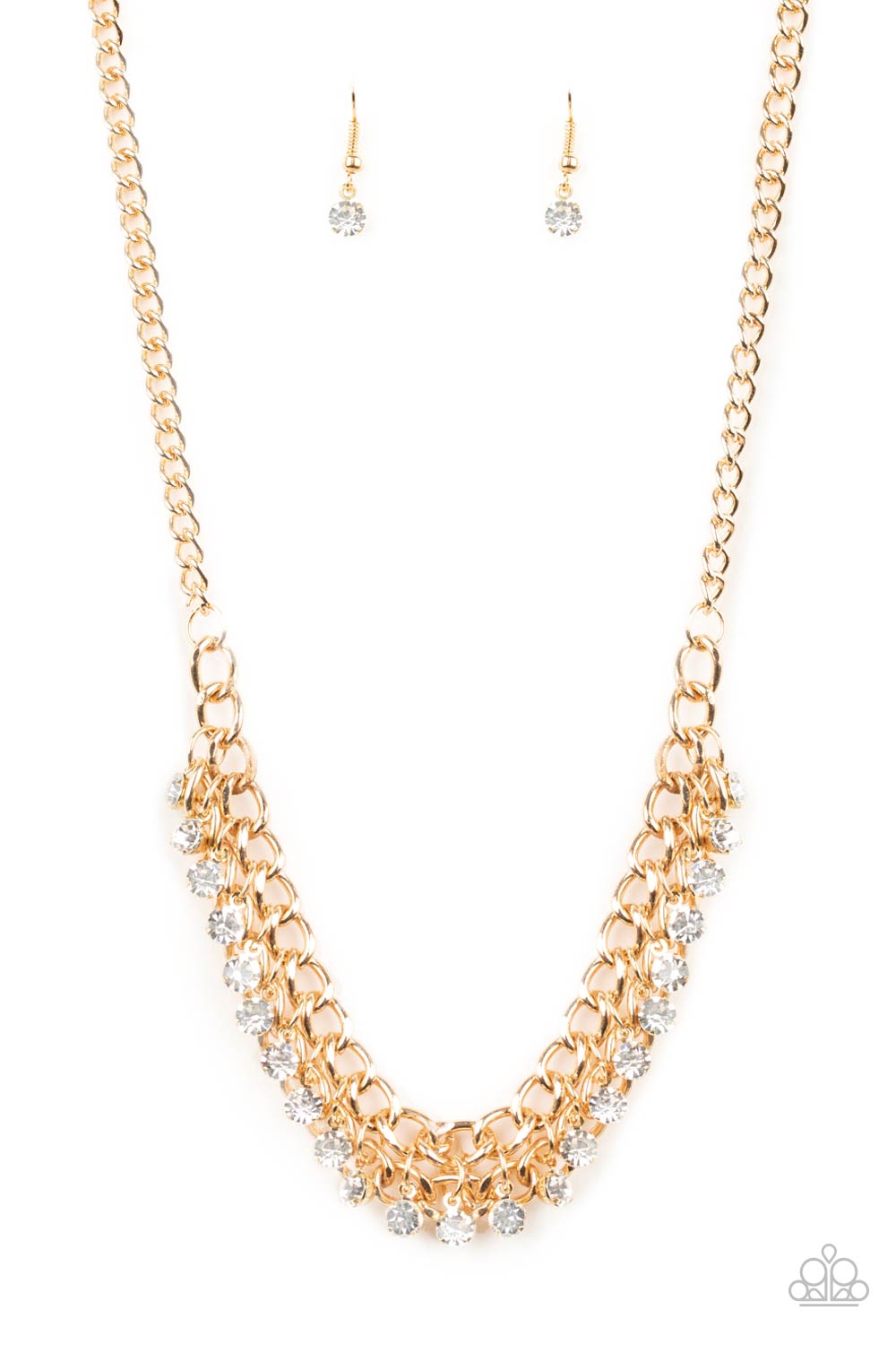 Paparazzi Necklace - Glow and Grind - Gold