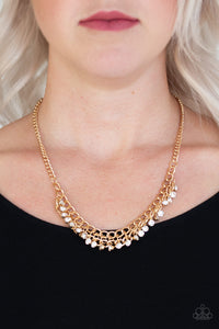 Paparazzi Necklace - Glow and Grind - Gold