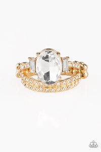 Paparazzi Ring - Bling Queen - Gold