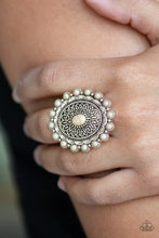 Load image into Gallery viewer, Paparazzi Ring - Mesa Mandala - White
