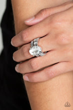 Load image into Gallery viewer, Paparazzi Ring - Shine Bright Like A Diamond - White
