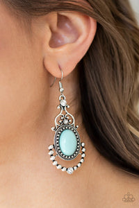 Paparazzi Earring - CAMEO and Juliet - Blue