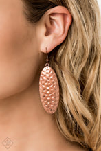 Load image into Gallery viewer, Paparazzi Earring - Radiantly Radiant - Copper
