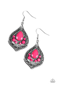 Paparazzi Earring - Malibu Mama - Pink