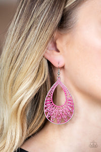 Paparazzi Earring - Flamingo Flamenco - Pink