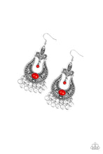 Load image into Gallery viewer, Paparazzi Earring - Fiesta Flair - Red
