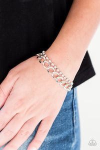 Paparazzi Bracelet - Material Girl - White