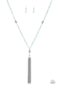 Paparazzi Necklace - Tassel Takeover - Blue