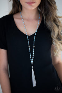 Paparazzi Necklace - Tassel Takeover - Blue