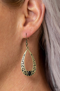 Paparazzi Earring - Colorfully Charismatic - Brass
