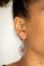 Load image into Gallery viewer, Paparazzi Earring - Over The POP - Red
