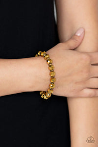 Paparazzi Bracelet - Crystal Candelabras - Brass