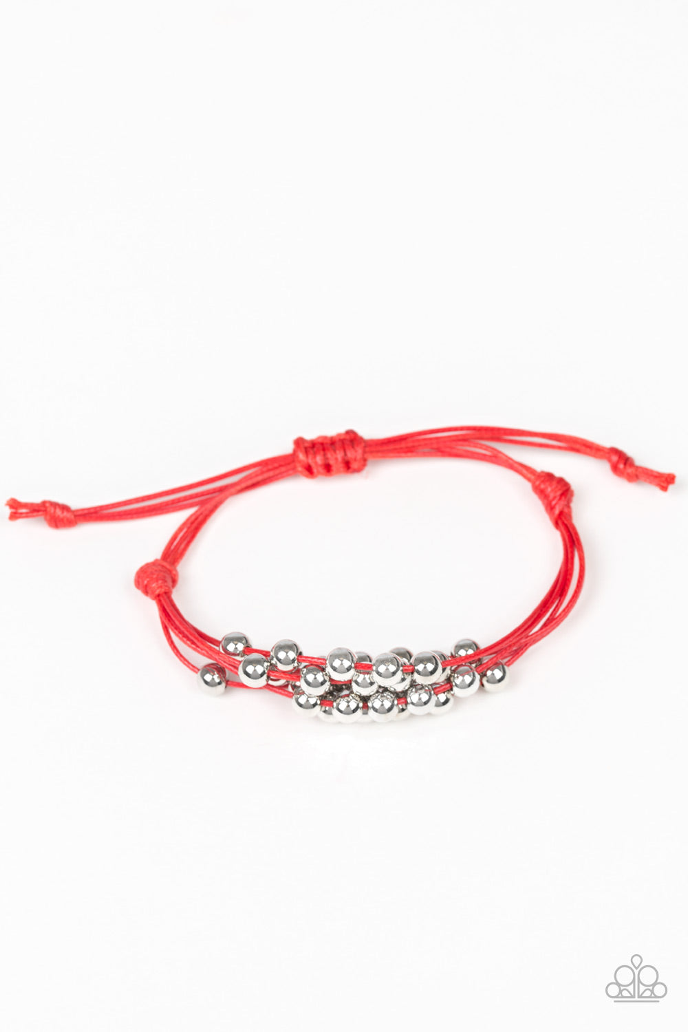 Paparazzi Bracelet - Without Skipping A BEAD - Red