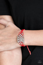 Load image into Gallery viewer, Paparazzi Bracelet - Without Skipping A BEAD - Red
