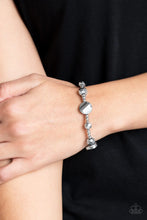 Load image into Gallery viewer, Paparazzi Bracelet - Starry-Eyed Elegance - Silver
