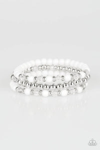 Paparazzi Bracelet - Irresistibly Irresistible - White