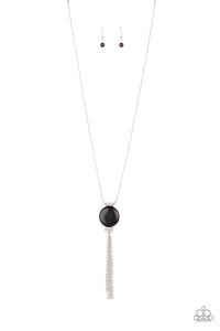 Paparazzi Necklace - Happy As Can BEAM - Black