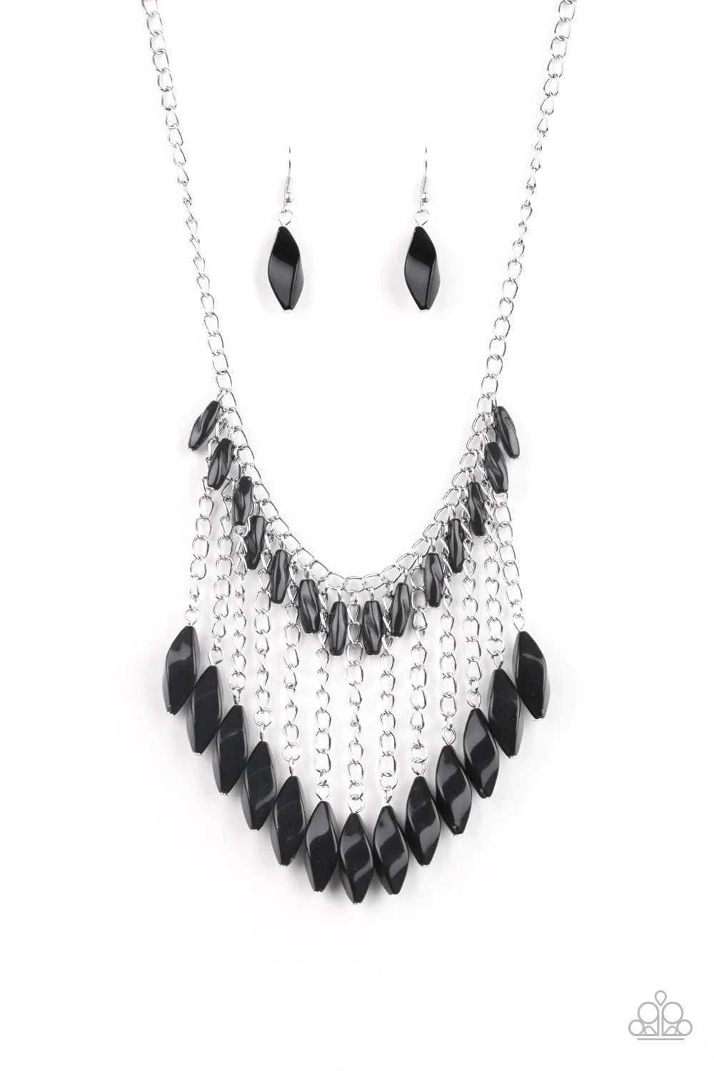 Paparazzi Necklace - Venturous Vibes - Black