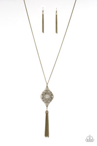 Paparazzi Necklace - Totally Worth the TASSEL - Brass