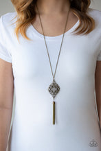 Load image into Gallery viewer, Paparazzi Necklace - Totally Worth the TASSEL - Brass
