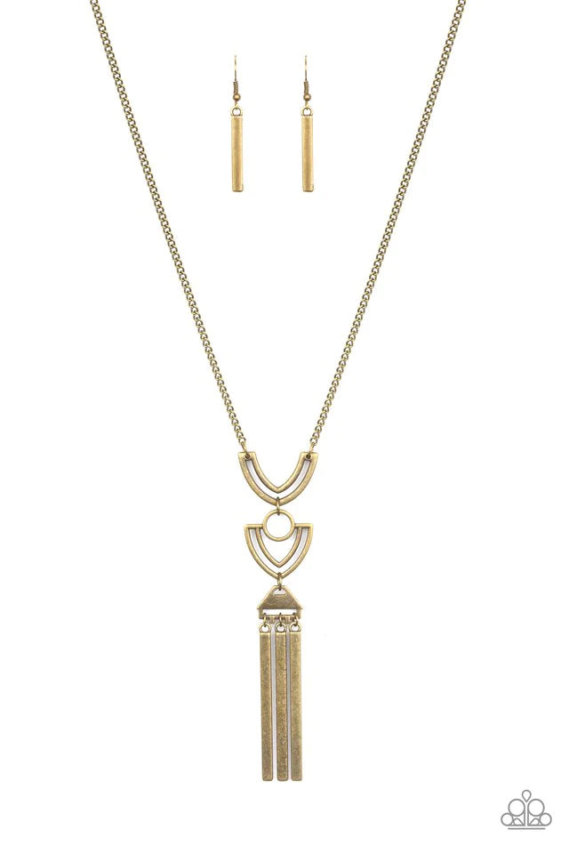 Paparazzi Necklace - Confidently Cleopatra - Brass